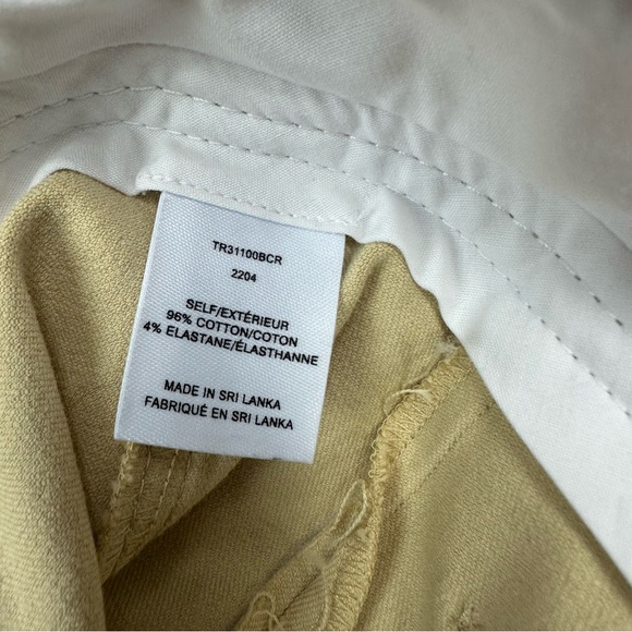 Derek Lam 10 Crosby Robyn Sailor Flare Stretch Pants in Khaki Size 8 - Picture 10 of 10